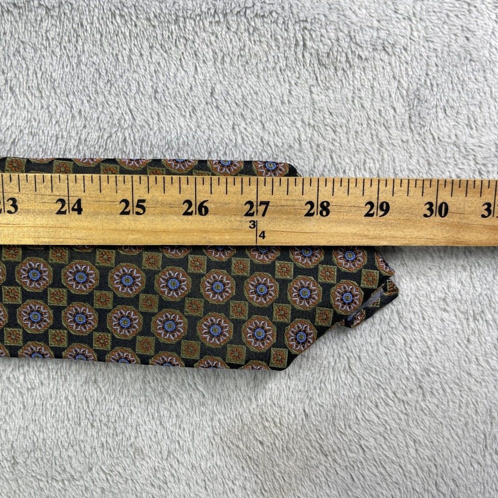 Robert Talbott Silk Tie Men OS Multi Geometric Medallion Best of Class - Picture 8 of 9